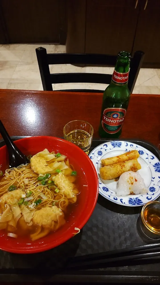 雲呑麺 春巻 蒸し餃子